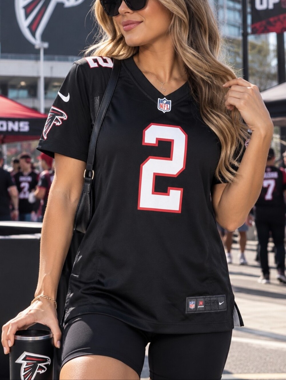 Nike Atlanta Falcons #2 Matt Ryan On-Field Jersey Women’s M
